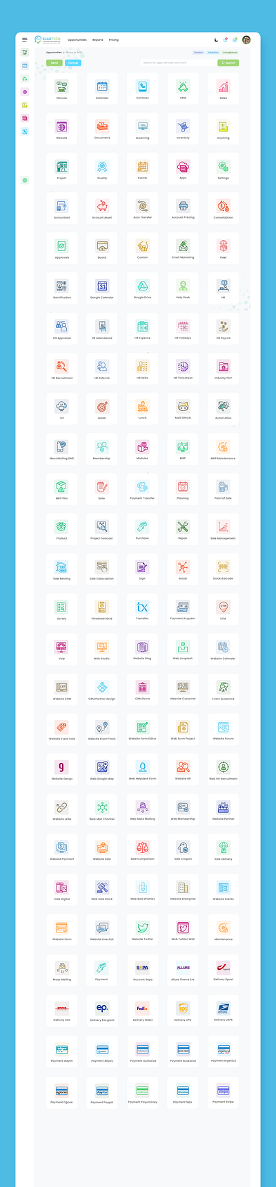 Ejad Tech app design design icon ui ux web webdesign