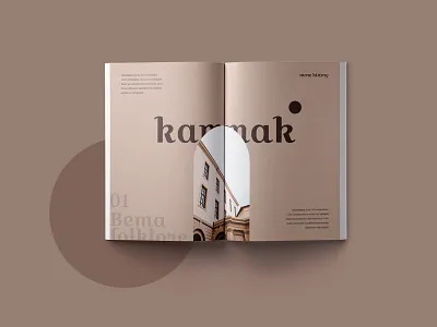 Kammak Magazine Layout adobe indesign autumn color beige creative design editorial editorial layout layout magazine magazine design print design print layout
