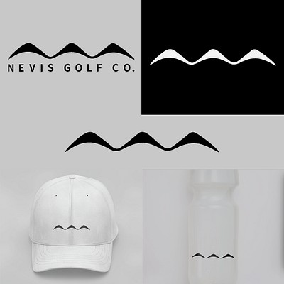 Nevis Golf Co brand identity logo logotype