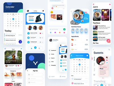 C27 Design System app design calendar app cooking app design system design systems feed social app ui ui design ui elements