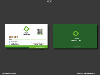 30 Days Design Challenge Day_02 Business card Design brand identity brand identity branding brand identity design business business card business card design business cards businesscard station stationery design