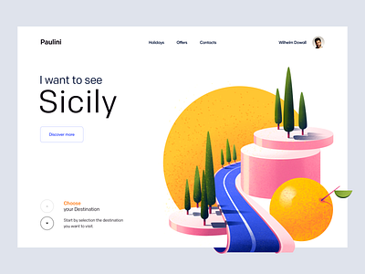 Landing Page - Paulini clean design illustration landing landing design landing page landing page design minimal page ui ux web web design website website design