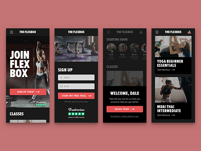 Fitness Mobile App 001 daily ui daily ui 001 daily ui challenge dailyui fitness app online sign up signup ui ux ui design user experience user interface