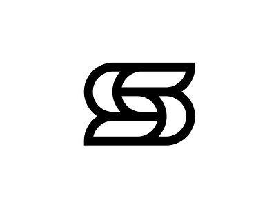 S abstract concept letter s lettermark line logo mark s letter simple unused