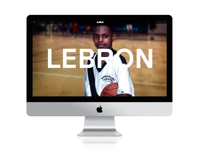 Lebron James Wesbite digital strategy lebronjames mobile ux uxdesign websie