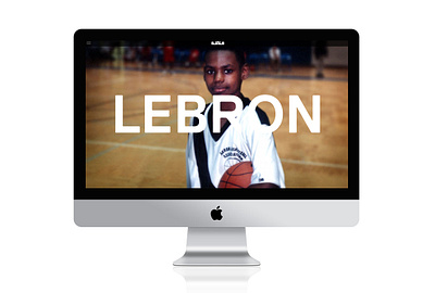 Lebron James Wesbite digital strategy lebronjames mobile ux uxdesign websie