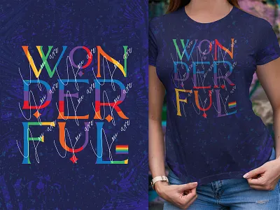 T-shirt & Poster design bright colors display font handwritten font lgbtq paris lamore font poster art posterdesign tshirtdesign