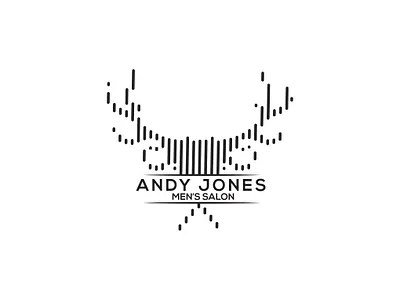 ANDY salon logo brand identity branding logo logo design