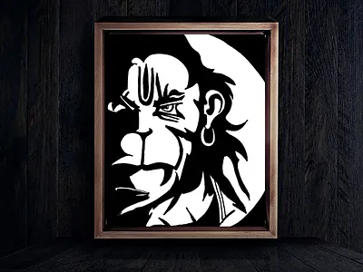 Hanuman - Art Work art artwork character creative hanuman illustration indian sketch