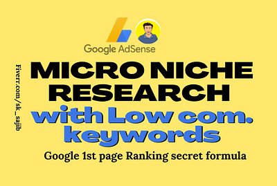 Profitable niche research for adsense blogging website keyword research niche research on page seo seo seo services