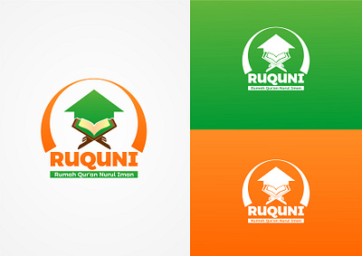 Logo Rumah Qur'an Nurul Iman branding design flat illustration logo vector