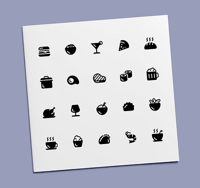 Restaurant Food Icons drink food icon icon design icon set icons meal meat restaurant