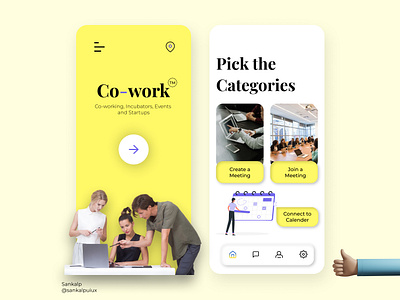Online Co-Working Space App app art design illustration ui ui design uitrends uiux uiuxdesign uiuxindia ux ux design