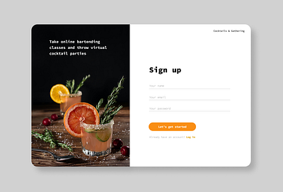 Daily UI #001 - Sign Up