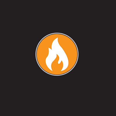 Logo Fire flat illustration logo