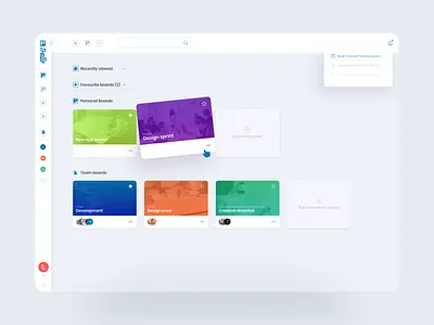 Trello Dashboard Redesign Concept clean clean ui colorful dashboard dashboard ui management app product design rebrand redesign trello ui uidesign uiux userinterface ux web dashboard webdesign webdesigner webdesigning