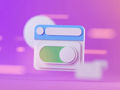 3D UI Element c4d cinema 4d illustration isometric ui ui design uiux user interface ux ux design