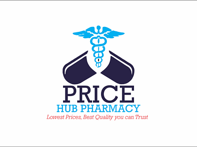 Logo UI for Price Hub Pharmacy ui logo graphics design