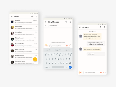 Blog App | Message Screens 10ddc app app design application application design blog app blog design chat chatting creative design figma graphicdesign message text ui ui design uidesign