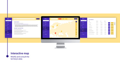 Management web application design management map mock up mockup screen ui ui design