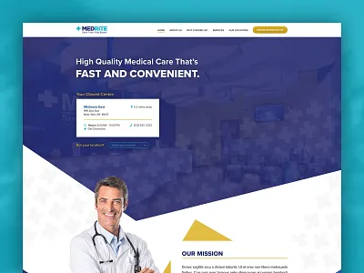 MedRite Urgent Care design medical medical design urgent care website website design wordpress wordpress design