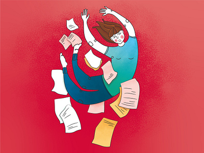 Red Tape bureaucracy digital drawing digital illustration drawing drawing art illustration illustrator life paperwork red tape vector vector art vector illustration