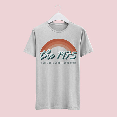 The 1975 Graphic Tee band branding design dribble dribbleweeklywarmup graphic tee illustration mockup rebound shirt shirt mockup the 1975