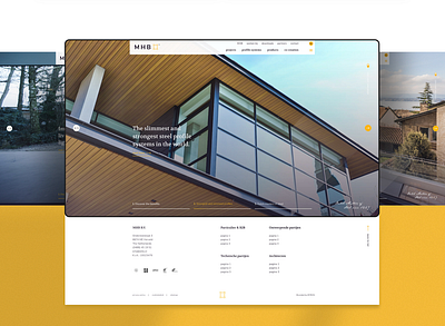 MHB - UI branding homepage ui uidesign website
