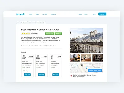 Hotel Profile UI branding challenge design design challenge hotel hotel profile profile travel ui web
