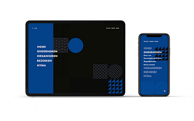 NYMA - UI branding design menu design ui webdesign