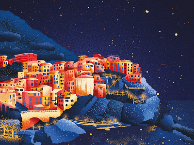 CINQUE TERRE illustration