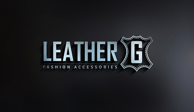 leather G logo design