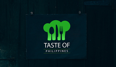 Tast of philippins logo design