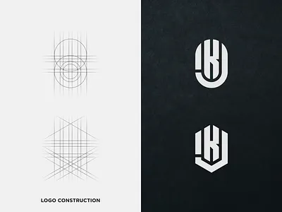 IKJ MONOGRAM LOGO america apparel logo awesome logo best logo branding california clothing design creative logo creativemarket design fitness logo identity italy logo logodesign logotype monogram monogram design monogram logo