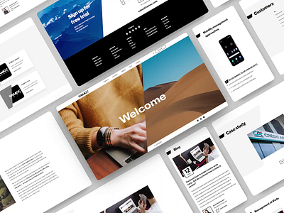 FAMOC - Product Platform Website adobe xd black corporate cybersecurity desktop devices flat gray header landing minimal page platform product security web design webdesign website white