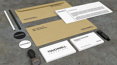 TOUCHWELL INTERIORS branding