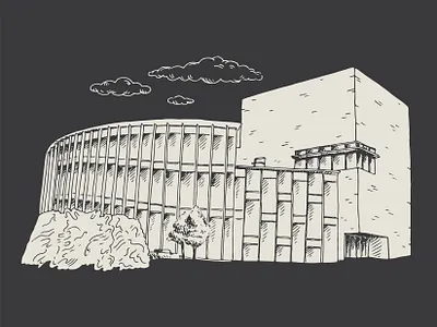 Quilt Museum drawing design drawing hand drawn illustration