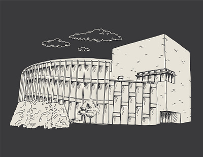 Quilt Museum drawing design drawing hand drawn illustration