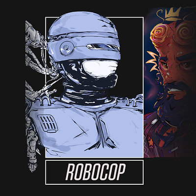 ROBOCOP art cartoon character characterdesign design design art illustration illustration art robocop