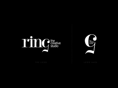 Ring : The Creative Studio app branding designerwala flat guwahati identity illustration logo minimal type ui ux