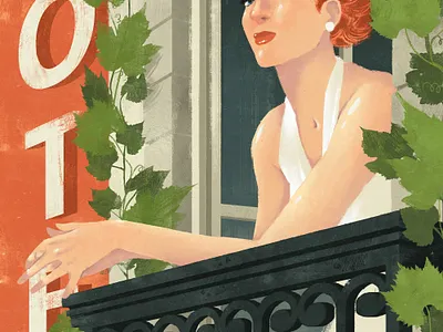 Madam, Will You Talk? character digital editorial folioart illustration portrait rui ricardo