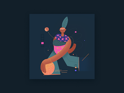 working not working baller character character design color design illustration leaf player procreate thecamiloes