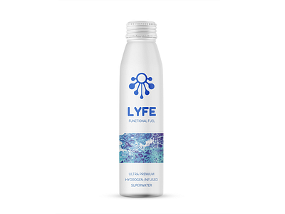 Bottle design concept - Lyfe (2020) bottle bottle design bottle label bottle mockup bottle mockups branding logo minimal minimalist logo typography