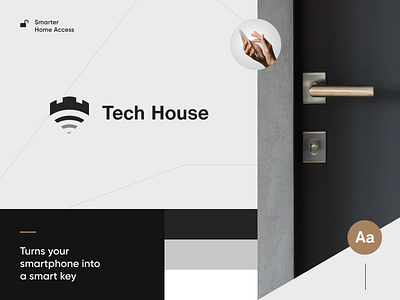 Tech House - Smart Branding brand identity branding business color colorful equipment gadget gradient halo halo lab house identity logo logotype pattern smart smart house startup technology