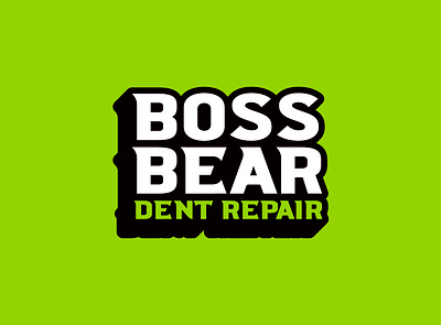 Boss Bear Type badge brand identity design brand logo branding brandlogo custom logo custom type green logo logo design logo designer logodesign logodesigner logotype type type mark typography vanguard vanguarddesignco