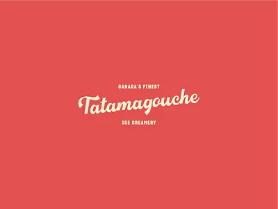 Tatamagouche Ice Creamery branding ice cream illustration logo
