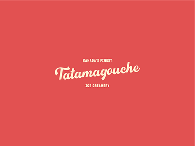 Tatamagouche Ice Creamery branding ice cream illustration logo