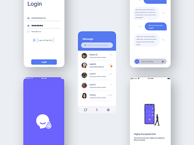 Chat UI Design design illustration minimal mobile app design mobile ui mobile ui design ui