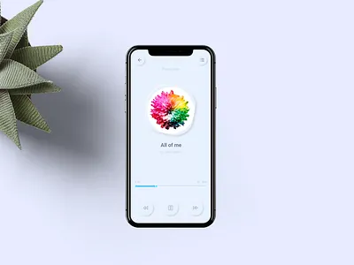 neumorphic music player iphone 11 mockup iphone 11 music player neumorphic ui uiux ux