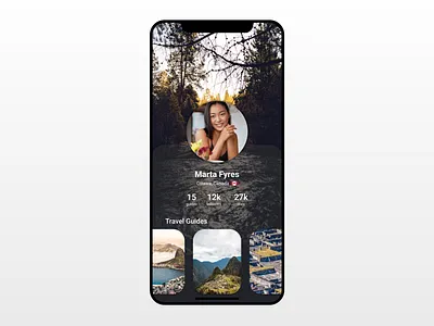 Daily UI 006 User Profile 006 beginner daily 100 challenge dailyui dailyui 006 dailyui006 figma